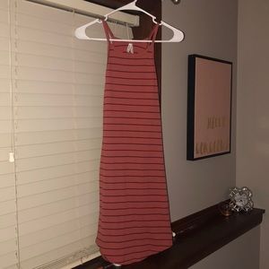 tight fitted dress!! Burnt orange and black!